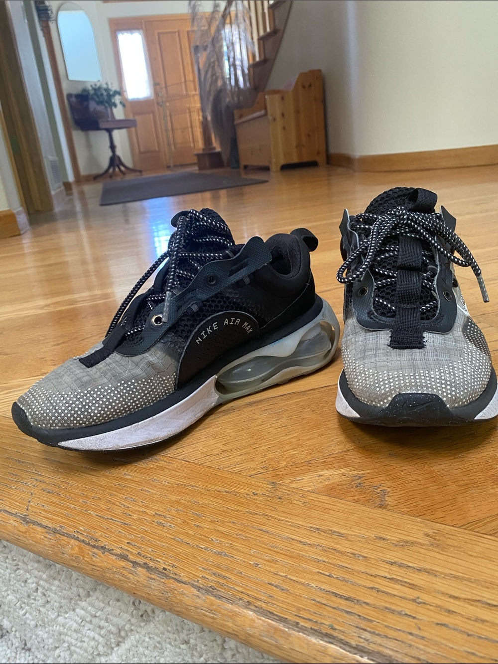 Nike Air Max Black and Gray Athletic tennis shoe